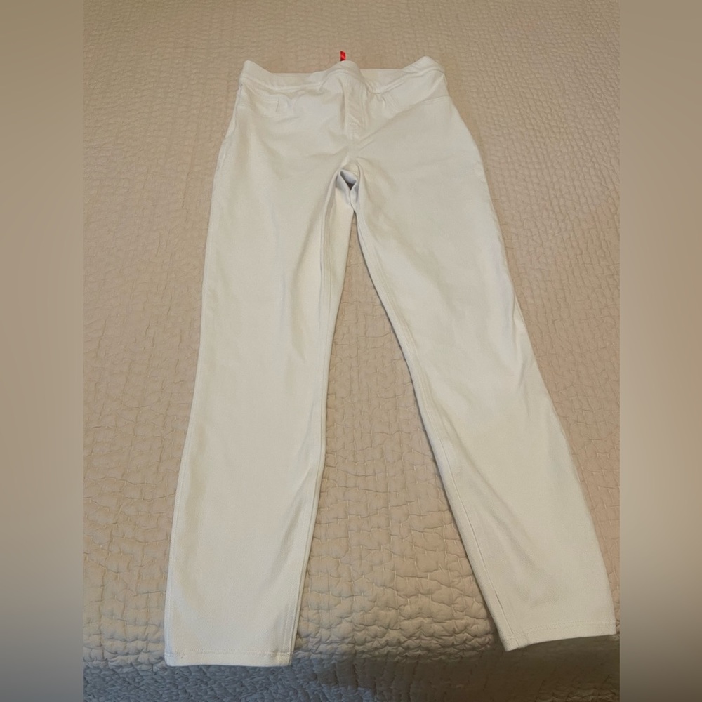 Spanx white jeanish leggings. Worn once.